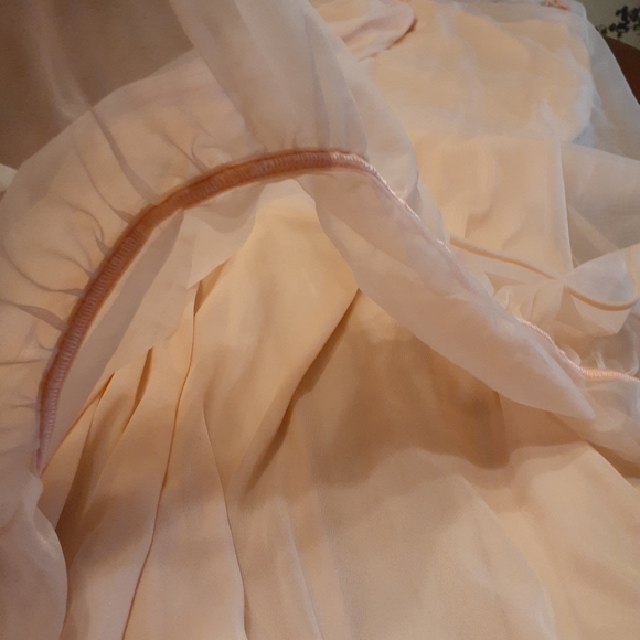 VTG St. Michael Lingerie Nightgown slip Sz 40" Made in Britain - Picture 5 of 10